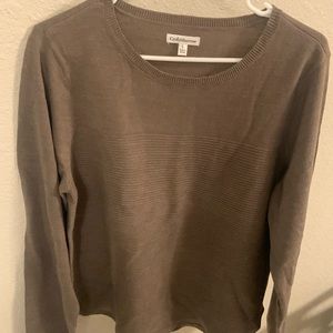 Croft and Barrow brown sweater